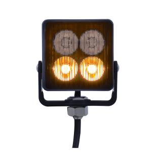 UNITED PACIFIC - UNITED PACIFIC - 37186B - LUZ DE ADVERTENCIA CUADRADA DE 4 LED DE ALTA POTENCIA - LED ÁMBAR (A GRANEL) - Image 3