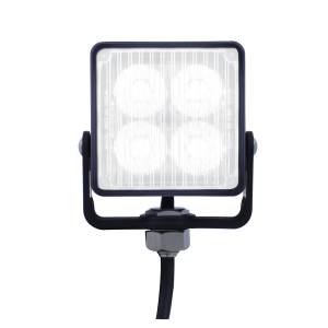 UNITED PACIFIC - 37189B - LUZ DE ADVERTENCIA CUADRADA DE 4 LED DE ALTA POTENCIA - LED BLANCO (A GRANEL)