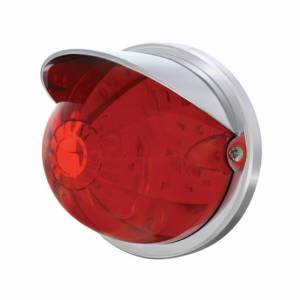 UNITED PACIFIC - 37267 - KIT DE MONTAJE EMPOTRADO DE SANDÍA DE DOBLE FUNCIÓN DE 17 LED CON VISERA - LED ROJO/LENTE ROJA