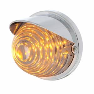 UNITED PACIFIC - 37276 - KIT DE MONTAJE EMPOTRADO BEEHIVE DE 17 LED CON VISERA - LED ÁMBAR/LENTE TRANSPARENTE