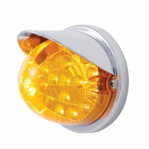 UNITED PACIFIC - 37286 - KIT DE MONTAJE EMPOTRADO SANDÍA CON 17 REFLECTORES LED CON VISERA - LED ÁMBAR/LENTE ÁMBAR