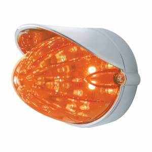 UNITED PACIFIC - 37300 - KIT DE MONTAJE EMPOTRADO GRAKON 1000 DE SANDÍA DE 19 LED CON VISERA - LED ÁMBAR / LENTE ÁMBAR OSCURO