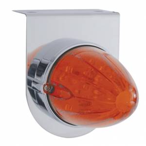 UNITED PACIFIC - 37303 - SOPORTE DE LUZ INOXIDABLE CON LUZ DE SANDÍA DE 19 LED - LED ÁMBAR/LENTE ÁMBAR OSCURO