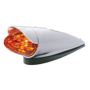 UNITED PACIFIC - 37306 - KIT DE LUCES DE CABINA GRAKON 1000 DE SANDÍA DE 19 LED CON VISERA - LED ÁMBAR/LENTE ÁMBAR OSCURO