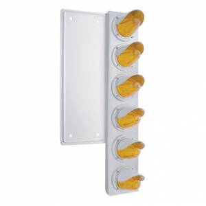 UNITED PACIFIC - UNITED PACIFIC - 37354 - SOPORTE DEL FILTRO DE AIRE DELANTERO FL SS CON 12X 11 LUCES Y VISORES DE SANDÍA LED - LED ÁMBAR Y LENTES - Image 2