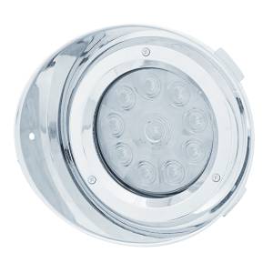 UNITED PACIFIC - 37405 - KIT DE CONVERSIÓN DE LUCES DE CONDUCCIÓN DIURNA FREIGHTLINER DE 10 LED SIN VISERA (CONDUCTOR) - LED ÁMBAR/LENTE TRANSPARENTE
