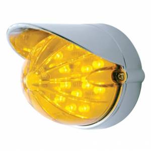 UNITED PACIFIC - 37450 - KIT DE MONTAJE EMPOTRADO SANDÍA DE 19 LED CON VISERA - LED ÁMBAR/LENTE ÁMBAR