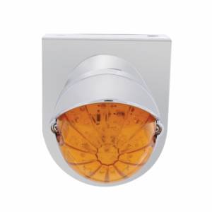 UNITED PACIFIC - UNITED PACIFIC - 37454 - SOPORTE DE LUZ DE INOXIDABLE CON LUZ Y VISERA GRAKON 1000 ESTILO BALA DE 19 LED - LED ÁMBAR/LENTE ÁMBAR - Image 2