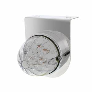 UNITED PACIFIC - 37457 - SOPORTE DE LUZ INOXIDABLE CON LUZ GRAKON 1000 ESTILO BALA DE 19 LED - LED ÁMBAR/LENTE TRANSPARENTE