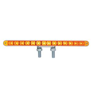 UNITED PACIFIC - UNITED PACIFIC - 37470 - BARRA DE LUCES DE DOBLE CARA DE 28 LED DE 12" - LED ÁMBAR/LENTE ÁMBAR - Image 2