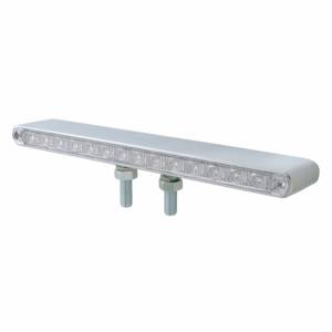 UNITED PACIFIC - 37471 - BARRA DE LUCES DE DOBLE CARA DE 28 LED DE 12" - LED ÁMBAR/LENTE TRANSPARENTE