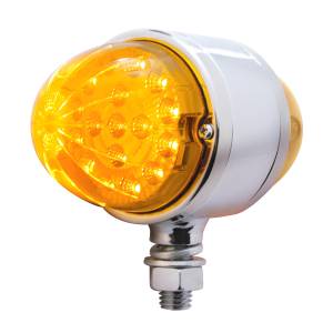 UNITED PACIFIC - 37479 - LUZ DE DOBLE CARA REFLECTOR DE DOBLE FUNCIÓN DE 17 LED - LED ÁMBAR / LENTE ÁMBAR