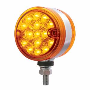 UNITED PACIFIC - 37483 - LUZ DE DOBLE CARA REFLECTOR DE FUNCIÓN DOBLE DE 30 LED DE 3" - LED ÁMBAR/LENTE ÁMBAR