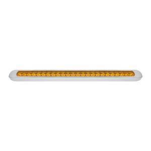 UNITED PACIFIC - UNITED PACIFIC - 37510 - BARRA DE LUCES DE SEÑAL DE GIRO REFLECTORA DE 23 LED DE 17-1/4" CON BISEL - LED ÁMBAR/LEENTE ÁMBAR - Image 3