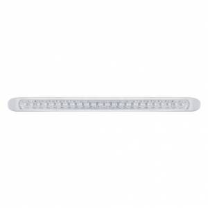 UNITED PACIFIC - 37513 - BARRA DE LUCES REFLECTORAS DE 23 LED DE 17-1/4" CON BISEL (PARADA, GIRO Y COLA) - LED ROJO/LENTE TRANSPARENTE