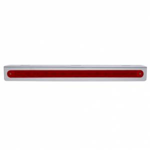 UNITED PACIFIC - UNITED PACIFIC - 37515 - SOPORTE DE LUZ DE INOXIDABLE CON BARRA DE LUCES SECUENCIAL DE 14 LED DE 12" (DE IZQUIERDA A DERECHA) - LED ROJO/LENTE ROJA - Image 3