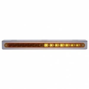 UNITED PACIFIC - UNITED PACIFIC - 37518 - SOPORTE DE LUZ INOXIDABLE CON BARRA DE LUCES SECUENCIAL DE 14 LED DE 12" (DE DERECHA A IZQUIERDA) - LED ÁMBAR/LENTE ÁMBAR - Image 2