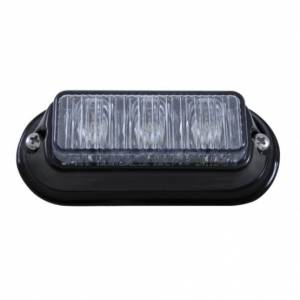 UNITED PACIFIC - UNITED PACIFIC - 37537B - LUZ DE ADVERTENCIA DE 3 LED CON BISEL NEGRO - LED BLANCO (A GRANEL) - Image 2