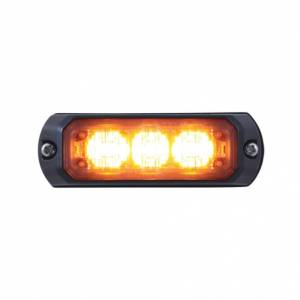 UNITED PACIFIC - 37542B - MINI LUZ DE ADVERTENCIA DE 3 LED - LED ÁMBAR (A GRANEL)