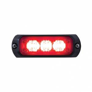 UNITED PACIFIC - 37544B - MINI LUZ DE ADVERTENCIA DE 3 LED - LED ROJO (A GRANEL)