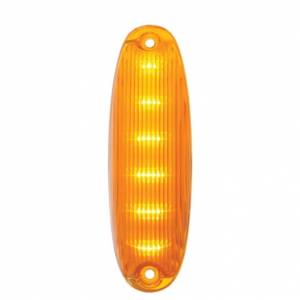 UNITED PACIFIC - 37554 - LUZ DE CABINA LED DE 6 ÁMBAR PARA FREIGHTLINER CASCADIA 2008-2017 - LENTE ÁMBAR