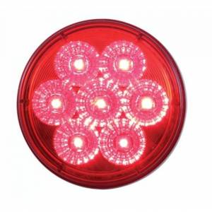UNITED PACIFIC - 37585 - LUZ REFLECTORA REDONDA DE 7 LED DE 4" (PARADA, GIRO Y TRASERA)
