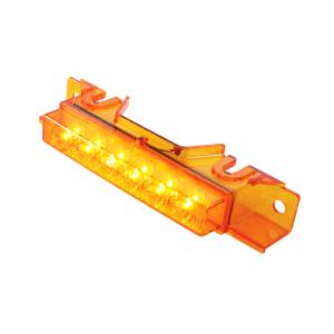 UNITED PACIFIC - 37593 - LUZ DE VISERA EXTERIOR DE 6 LED ÁMBAR PARA VOLVO VNL 1996-2024 - LENTE ÁMBAR