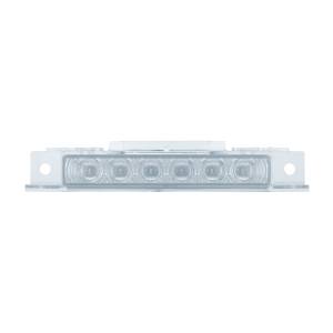 UNITED PACIFIC - UNITED PACIFIC - 37594 - LUZ DE VISERA EXTERIOR DE 6 LED ÁMBAR PARA VOLVO VNL 1996-2024 - LENTE TRANSPARENTE - Image 4
