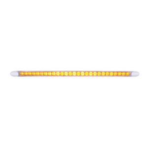 UNITED PACIFIC - 37599B - 27 LED DE ALTA POTENCIA 21 3/4" BARRA DE LUCES AUXILIARES/UTILITARIAS - LED ÁMBAR/LENTE TRANSPARENTE (A GRANEL)