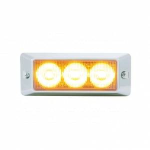 UNITED PACIFIC - 37627 - 3 LUCES DE ADVERTENCIA LED DE ALTA POTENCIA - LED ÁMBAR