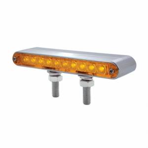 UNITED PACIFIC - 37632 - BARRA DE LUCES DE DOBLE CARA DE 20 LED DE 6-1/2" - LED ÁMBAR/LENTE ÁMBAR