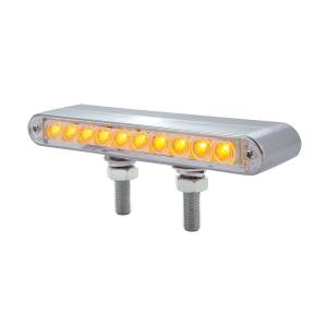UNITED PACIFIC - 37633 - BARRA DE LUCES DE DOBLE CARA DE 20 LED DE 6-1/2" - LED ÁMBAR/LENTE TRANSPARENTE