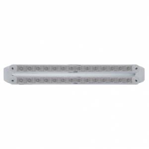 UNITED PACIFIC - UNITED PACIFIC - 37667 - BARRAS DE LUCES DE SEÑAL DE GIRO DOBLES DE 14 LED DE 12" - LED ÁMBAR/LENTE TRANSPARENTE - Image 1