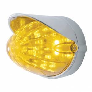 UNITED PACIFIC - 37711 - KIT DE MONTAJE EMPOTRADO GRAKON 1000 DE SANDÍA DE 19 LED CON VISERA - LED ÁMBAR/LENTE ÁMBAR