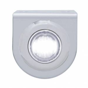 UNITED PACIFIC - 37830 - SOPORTE DE LUZ INOXIDABLE CON MINI LUZ DE 3 LED DE 3/4" - LED BLANCO/LENTE TRANSPARENTE