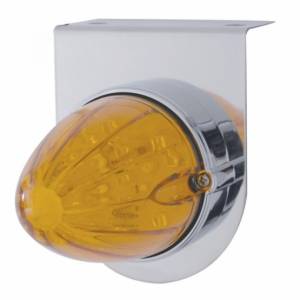 UNITED PACIFIC - 37881 - SOPORTE DE LUZ INOXIDABLE CON LUZ DE SANDÍA DE 19 LED - LED ÁMBAR/LENTE ÁMBAR