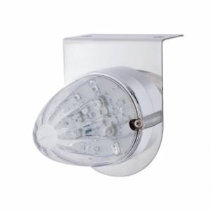 UNITED PACIFIC - 37882 - SOPORTE DE LUZ INOXIDABLE CON LUZ DE SANDÍA DE 19 LED - LED ÁMBAR/LENTE TRANSPARENTE