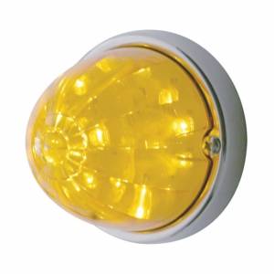 UNITED PACIFIC - 37900 - KIT DE MONTAJE EMPOTRADO SANDÍA DE DOBLE FUNCIÓN DE 17 LED - LED ÁMBAR/LENTE ÁMBAR