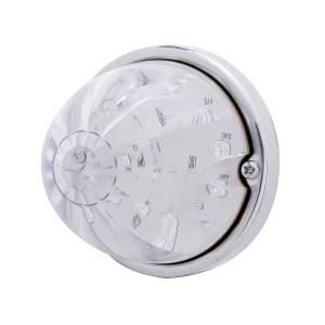 UNITED PACIFIC - 37902 - KIT DE MONTAJE EMPOTRADO DE SANDÍA DE DOBLE FUNCIÓN DE 17 LED - LED ÁMBAR/LENTE TRANSPARENTE