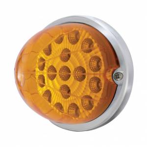 UNITED PACIFIC - 37916 - KIT DE MONTAJE EMPOTRADO CON REFLECTOR TRANSPARENTE SANDÍA DE 17 LED - LED ÁMBAR/LENTE ÁMBAR