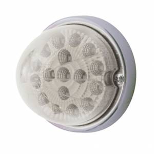 UNITED PACIFIC - 37918 - KIT DE MONTAJE EMPOTRADO CON REFLECTOR TRANSPARENTE SANDÍA DE 17 LED - LED ÁMBAR/LEENTE TRANSPARENTE