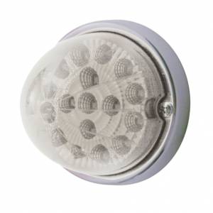 UNITED PACIFIC - 37919 - KIT DE MONTAJE EMPOTRADO CON REFLECTOR TRANSPARENTE SANDÍA DE 17 LED - LED ROJO/LENTE TRANSPARENTE