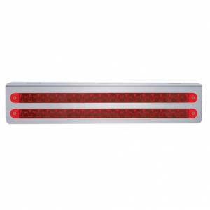 UNITED PACIFIC - UNITED PACIFIC - 37929 - SOPORTE DE LUZ DE ACERO INOXIDABLE DE 12-3/4" CON 2 BARRAS DE LUCES DE 19 LED DE 12" - LED ROJO/LENTE ROJA - Image 2