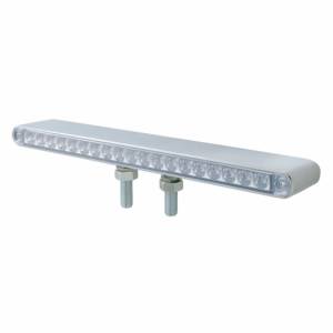 UNITED PACIFIC - 37945 - BARRA DE LUCES REFLECTORA DE DOBLE CARA DE 38 LED DE 12" - LED ÁMBAR Y ROJO/LEENTE TRANSPARENTE