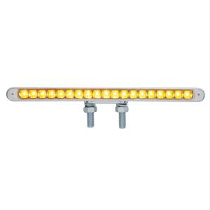UNITED PACIFIC - UNITED PACIFIC - 37945 - BARRA DE LUCES REFLECTORA DE DOBLE CARA DE 38 LED DE 12" - LED ÁMBAR Y ROJO/LEENTE TRANSPARENTE - Image 2