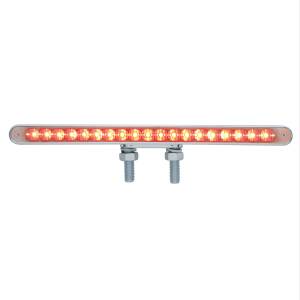 UNITED PACIFIC - UNITED PACIFIC - 37945 - BARRA DE LUCES REFLECTORA DE DOBLE CARA DE 38 LED DE 12" - LED ÁMBAR Y ROJO/LEENTE TRANSPARENTE - Image 3