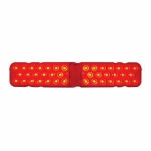 UNITED PACIFIC - UNITED PACIFIC - 37959 - LUZ RECTANGULAR DE 40 LED (PARADA, GIRO Y TRASERA) - LED ROJA/LENTE ROJA - Image 2