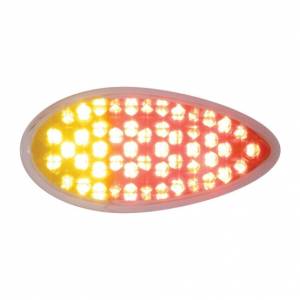 UNITED PACIFIC - 37966 - LUZ AUXILIAR/UTILIDAD DÚO DE 51 LED - LED ROJO/ÁMBAR CON LENTE TRANSPARENTE
