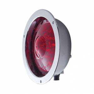 UNITED PACIFIC - UNITED PACIFIC - 38062 - LUZ DE PLATO PROFUNDO DE MONTAJE DE BRIDA REDONDA DE 40 LED DE 4" (PARADA, GIRO Y COLA) - LED ROJO/LENTE ROJA - Image 3