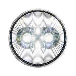 UNITED PACIFIC - 38065B - LUZ REDONDA DE 6 LED DE 4" (RESERVA) - LED BLANCO/LENTE TRANSPARENTE